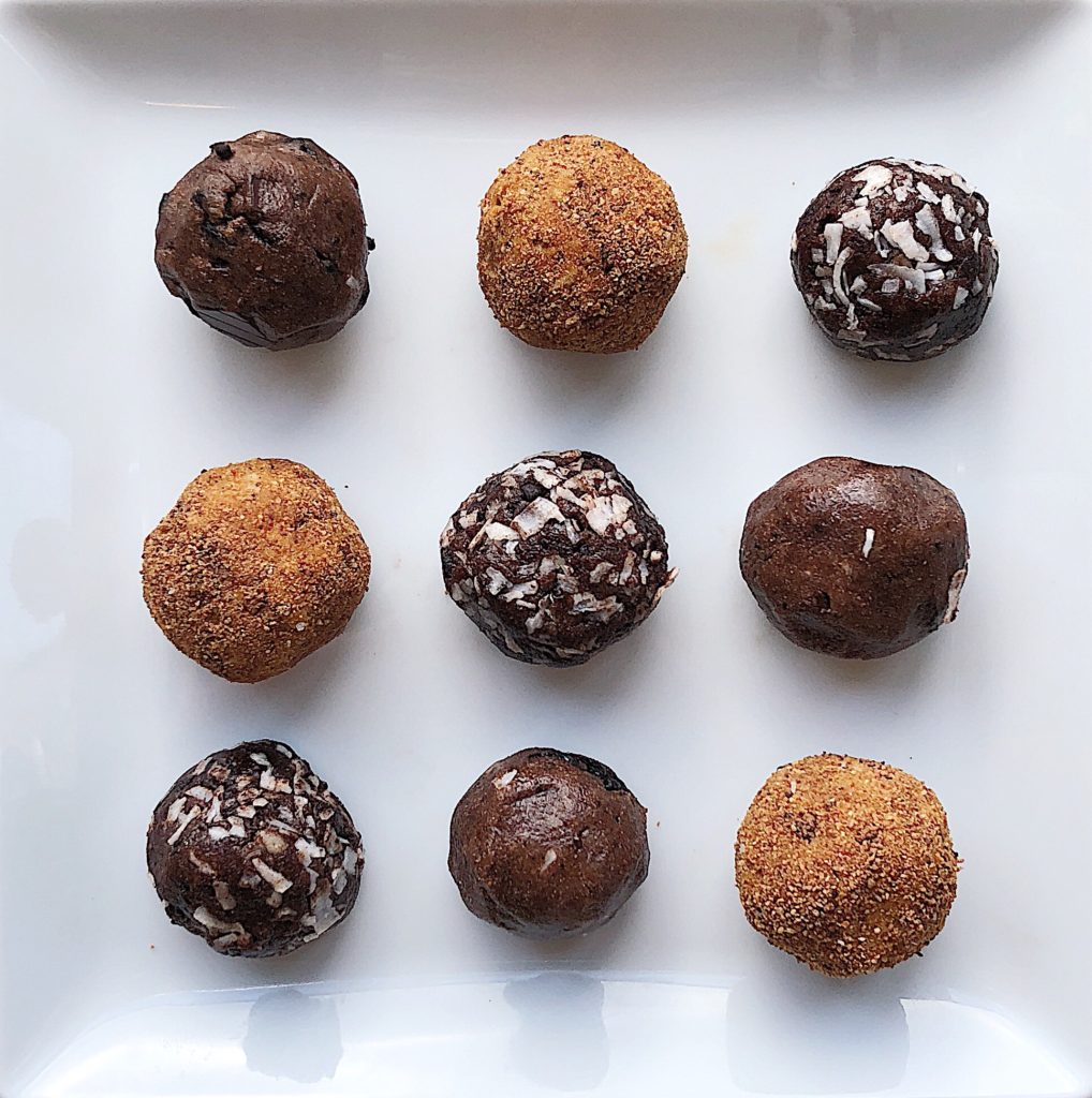 Different Types of Cookie Dough Protein Bites 3 Ways {AIP, Paleo, Vegan}